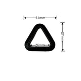 Hot Sale 20mm PA Triangle Buckle for Shoes Clothing and Bags ME-001