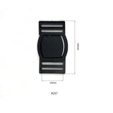 Black Side Release Buckle Lanyard Lariat For Neck Strap Mobile Cell Phone Card ID Badge Holder Camera Strap Buckle MA-004