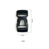 Plastic Flat Base Side Release Buckle for 25mm Straps Webbing Bag Parts & Accessories Travel Kits Plastic Accessories MA-006