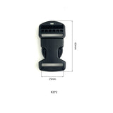 Plastic Quick Side Release Buckle Clip Breakaway Buckles for Garment Bag Part MA-011