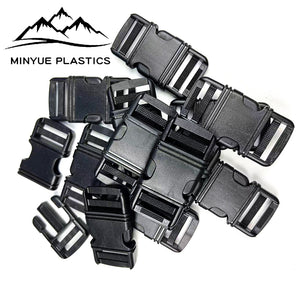 Plastic Buckle Accessories Webbing Arc & Flat Buckles for Backpack Straps Belts Hiking Camping Bags MA-017