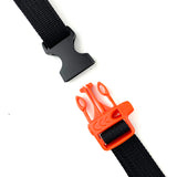 Survival Whistle Buckle Plastic Curved Side Release Buckles For Paracord Bracelet Backpack Accessories Parts MA-010